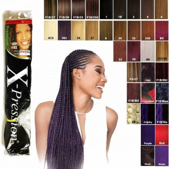 X-Pression Ultra Braid 100% Kanekalon Braiding Hair