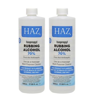 HAZ 70% Isopropyl Rubbing Alcohol 500ml