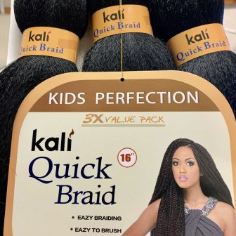 KALI Pre Stretched Quick Braid 3x Bundle 16"