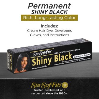 Sta Sof Fro Shiny Black Permanent Hair Colour Tube