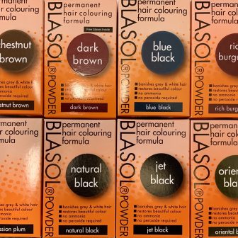 Blasol Permanent Hair Colouring Formula Powder