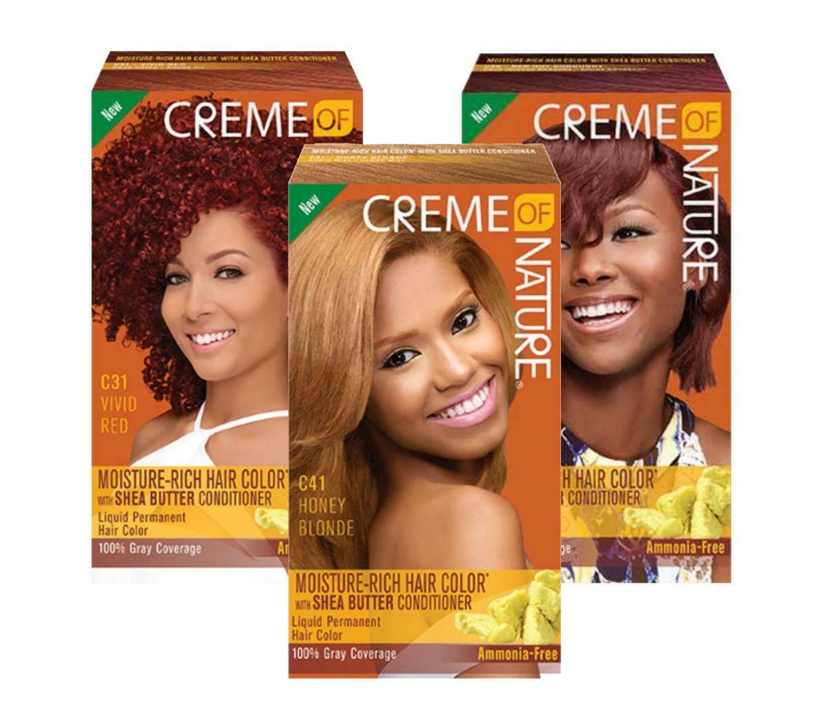 Creme Of Nature Moisture-rich Hair Color With Shea Butter Conditioner |  Afro World