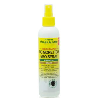 Jamaican Mango And Lime Maximum Relief No More Itch Gro Spray Mentholated 8oz