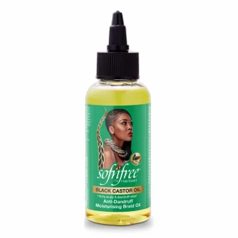 sofn'free Black Castor Oil Anti-Dandruff Moisturising Braid Oil