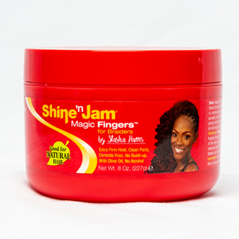 SHINE 'N JAM MAGIC FINGERS FOR BRAIDERS 8oz