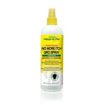 Jamaican Mango And Lime Maximum Relief No More Itch Gro Spray Mentholated 12oz
