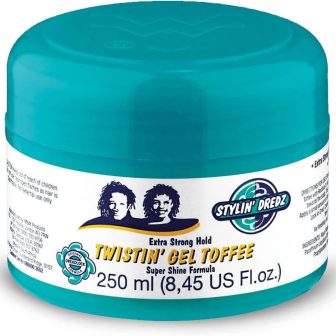Stylin Dredz Extra Strong Hold Twistin Gel Toffee