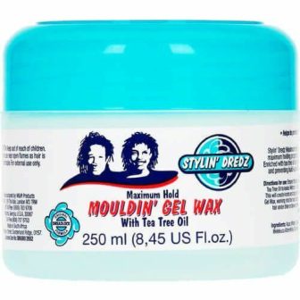 Styling Dredz Maximum Hold Moulding Gel Wax With Tea Tree Oil 250ml