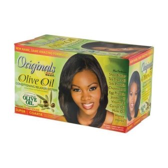 Africas Best Originals Olive Oil Conditioning Relaxer System Super