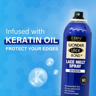 EBIN WONDER LACE BOND LACE MELT AEROSOL SPRAY- KERATIN