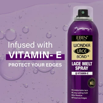 EBIN WONDER LACE BOND LACE MELT AEROSOL SPRAY- VITAMIN E - 80ML