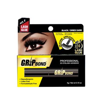 Ebin GRIP BOND LATEX-FREE LASH ADHESIVE - BLACK