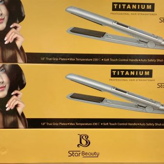 Star Beauty Titanium Professional Hair Straightener