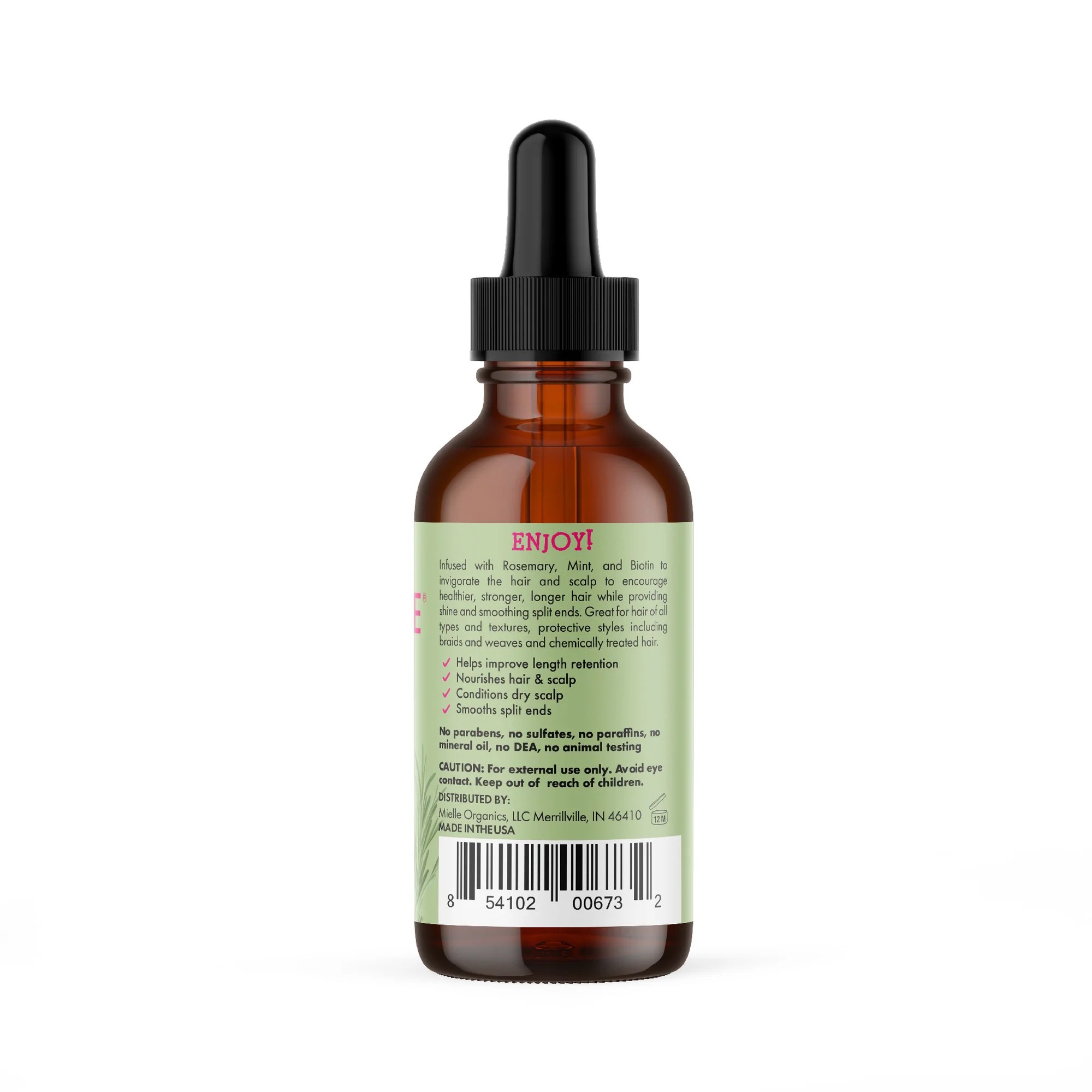 Mielle Rosemary Mint Scalp & Hair Strengthening Oil - Image 4