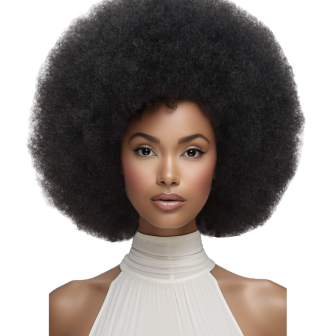 Sleek Synthetic Wig – Jumbo Afro