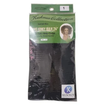 Kuknus Collection Afro Kinky Bulk 24 inch
