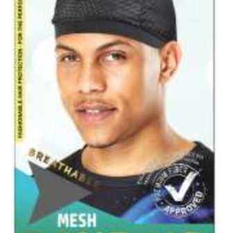 Murry Breathable Mesh Dome Cap Black M4704BLK