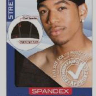 Magic Spandex Flexible Dome Cap Black 4796BLA