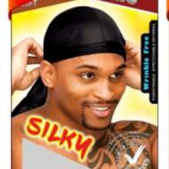 Murry Ultra Soft Silky Durag Black M4802BLK