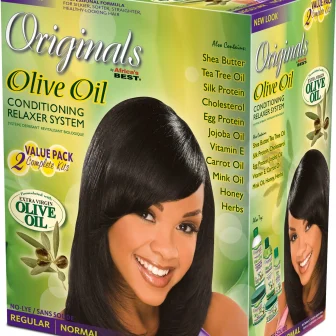 Originals Africas Best Olive Oil Conditioning Relaxer Twin Pack Regular