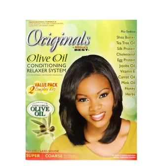 Originals Africas Best Olive Oil Conditioning Relaxer Twin Pack Super